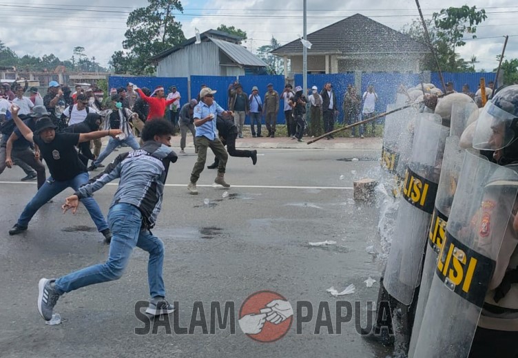 Polres Mimika Gelar Simulasi Sispamkota Pengamanan Pemilu 2024