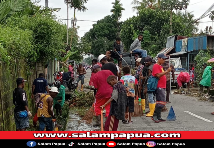 Libatkan Karang Taruna, Kelurahan Inauga Gencar Bersih-bersih Lingkungan
