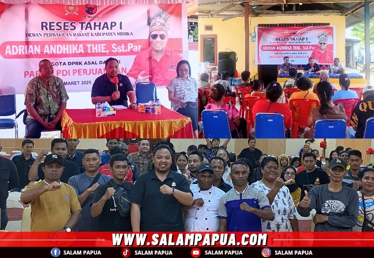 Reses I Tahun 2025 Di Dapil III, Adrian Thie Perjuangkan Asprirasi Masyarakat Untuk Kemajuan Pembangunan Mimika