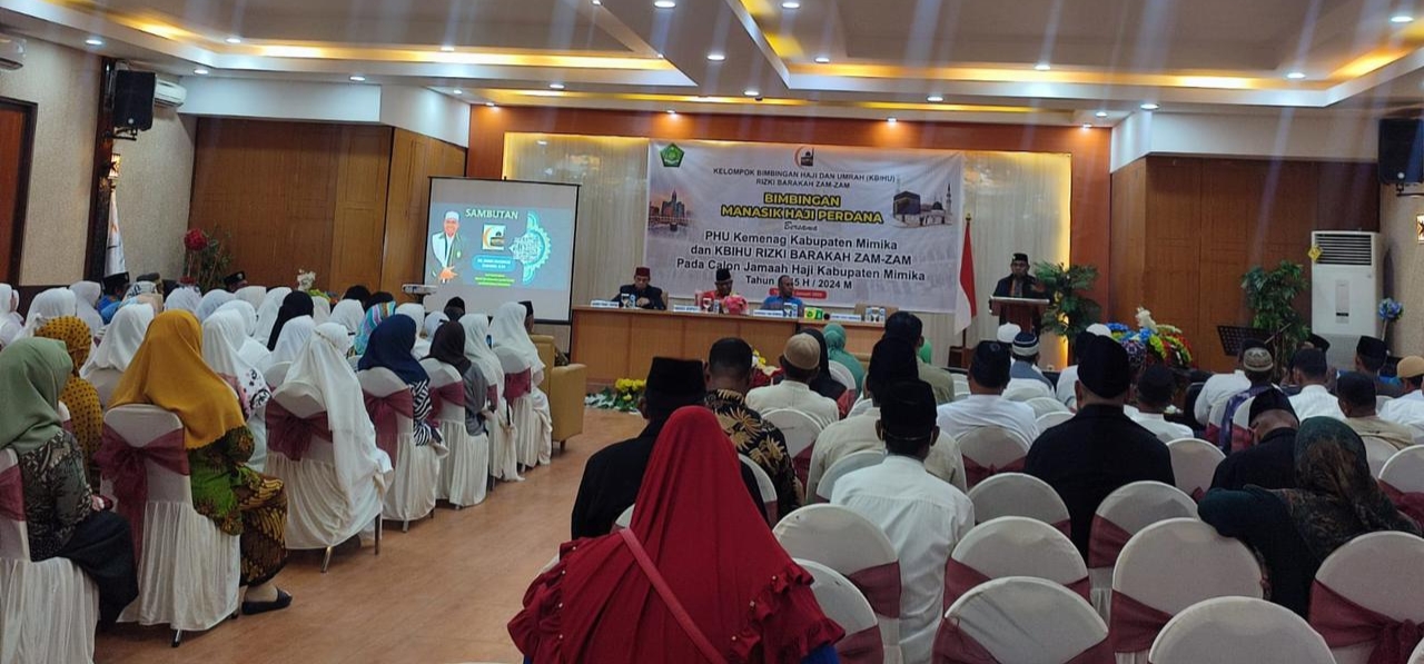Calon Jamaah Haji Dan Umrah Mimika Ikuti Bimbingan Manasik Haji