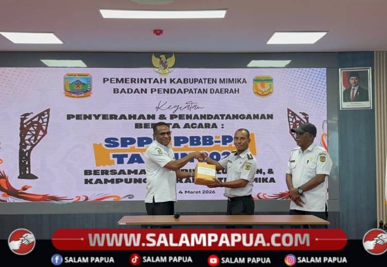 Bapenda Mimika Distribusikan 44 Ribu SPPT PBB-P2, Target Rp 89,4 Miliar
