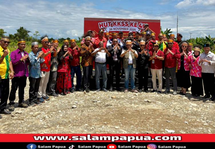 Mulai Bangun Baruga Center, KKSS Mimika Tegaskan Komitmen Kebersamaan