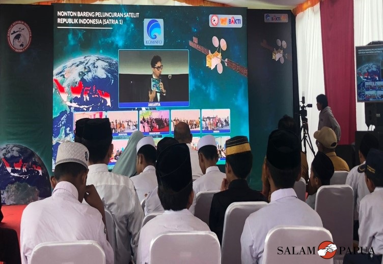 SATELIT REPUBLIK INDONESIA RESMI DILUNCURKAN, MIMIKA MENJADI SALAH SATU STASIUN BUMI