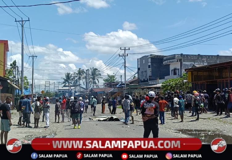 Blokade Pendulang Emas, Aktivitas Beberapa Usaha Di Jalan Ahmad Yani Timika Terganggu
