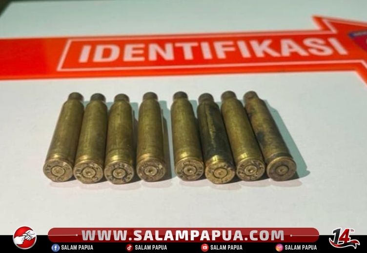 Polisi Temukan Selongsong Peluru Jenis PIN Kaliber Pasca Penembakan Di Festival Budaya Jayawijaya