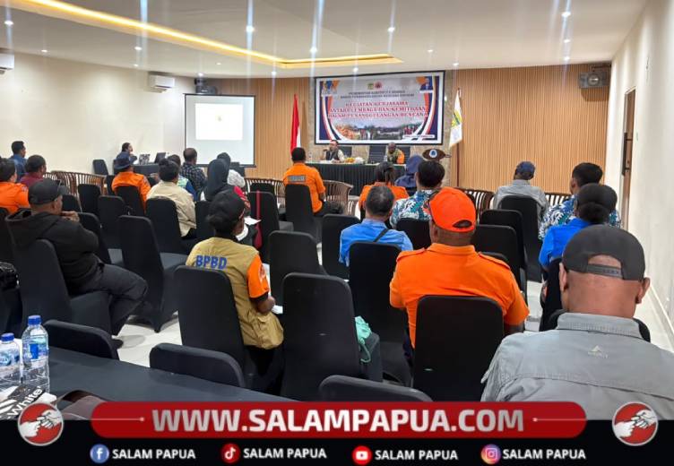 BPBD Bentuk Forum Kerja Sama Lintas Sektor Perkuat Kesiapsiagaan Bencana Di Mimika