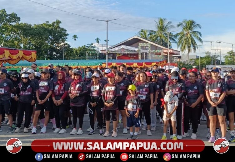 Peringati Hari Pattimura Ke-209, Warga Maluku Di Mimika Gelar Fun Run 7 Kilometer