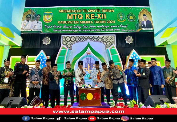 MTQ Tingkat Kabupaten Mimika 2024 Resmi Ditutup, Ketua LPTQ: Momentum Untuk Kita Kembali Kepada Al-Qur�an