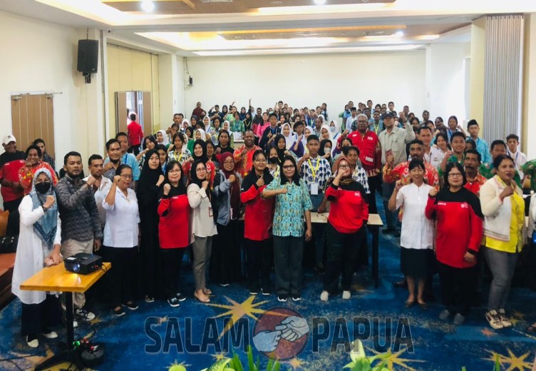 Ratusan Anggota Palang Merah Remaja Di Mimika Resmi Dilantik