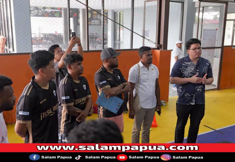 Ketua FFI Hadiri Latihan Perdana Atlet Futsal Regional Papua Tengah