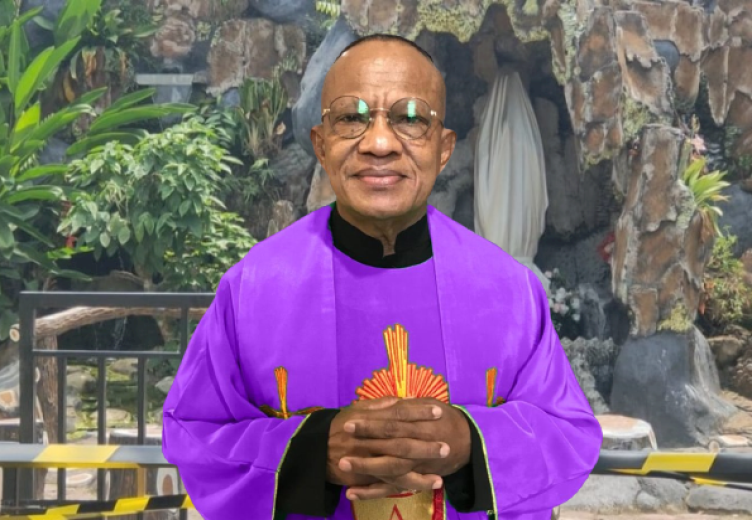 Pastor Amandus Imbau Umat Katolik Di Timika Tidak Terprovokasi Pasca Patung Bunda Maria Dirusak