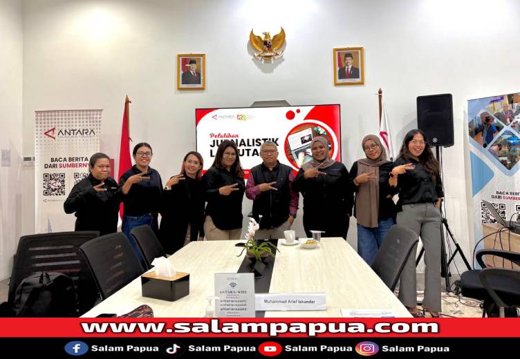 Tujuh Jurnalis Mimika Ikuti Pelatihan Lanjutan Di Sekolah Antara