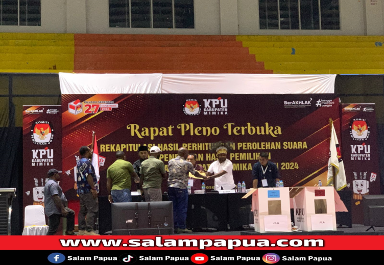 Berikut Hasil Rekapitulasi PSU Di Distrik Miru