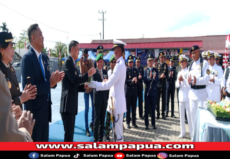 HUT Ke-79 Di Lanal Timika, TNI AL Simbol Kejayaan Kekuatan Laut Nasional