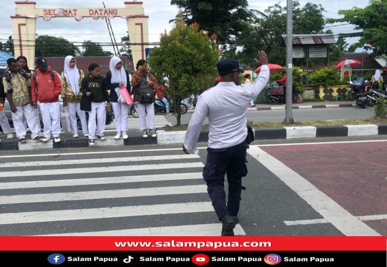Dinas Perhubungan Pasang 16 Titik ZoSS Di Timika