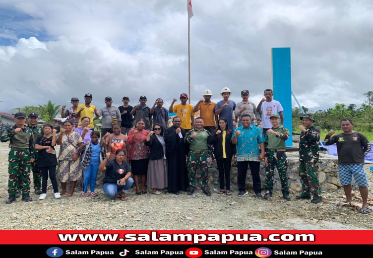 Koops TNI Habema Bantu Pembangunan Gereja Diaspora SP 4