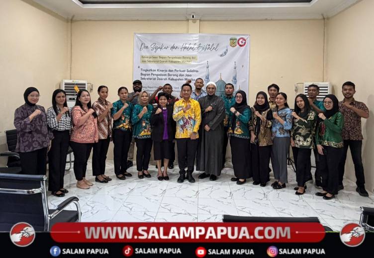 Perkuat Solidaritas, BPBJ Mimika Gelar Doa Syukur Dan Halalbihalal