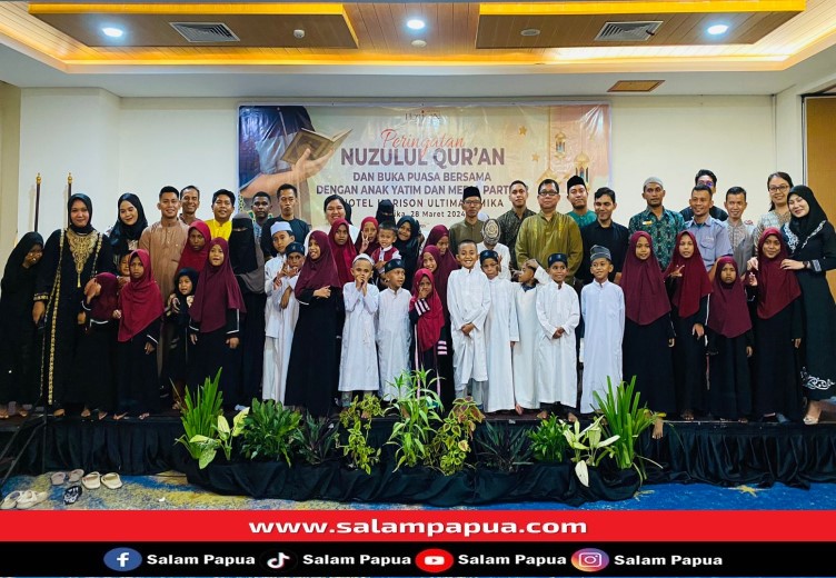 Hotel Horison Ultima Timika Gelar Buka Puasa Bersama Anak Yatim Piatu Dan Media Partner
