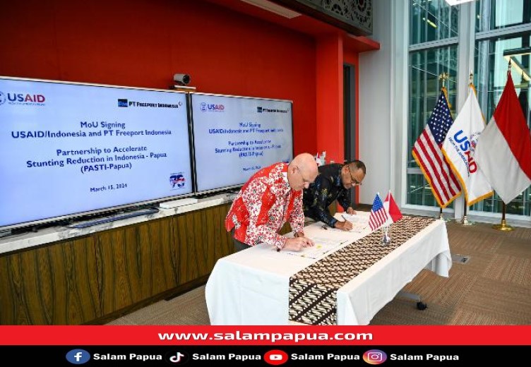 Freeport Indonesia Dan USAID Bekerjasama Untuk Percepatan Penurunan Stunting Di Papua