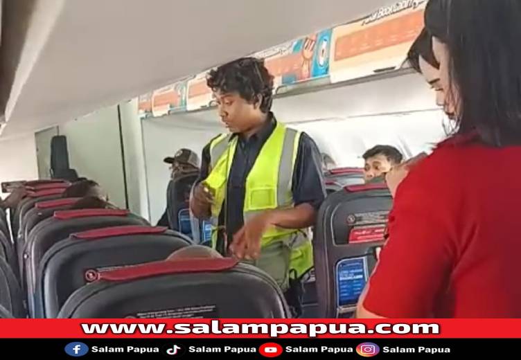 AC Tidak Berfungsi, Penumpang Wings Air Timika–Nabire Protes Ke Pramugari