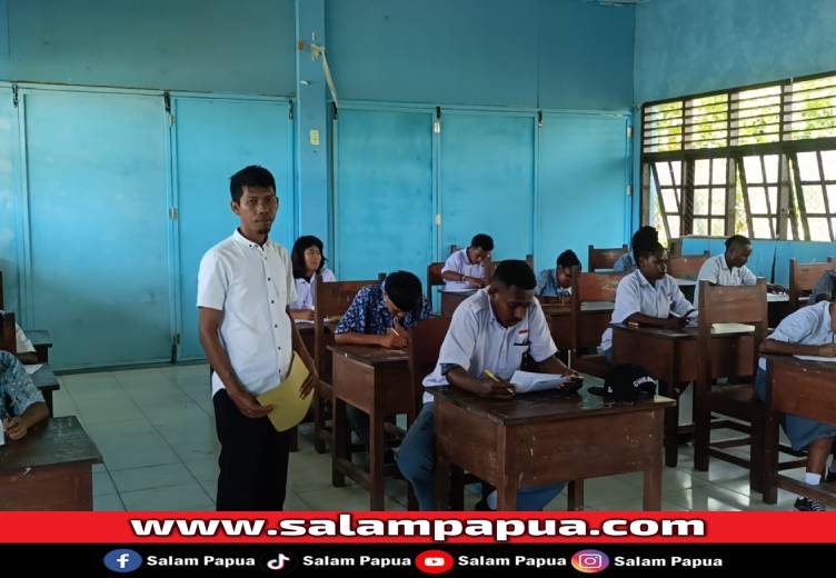 31 Siswa SMA YPPGI Timika Jalani Ujian Akhir Sekolah, Minta Perhatian Pemerintah