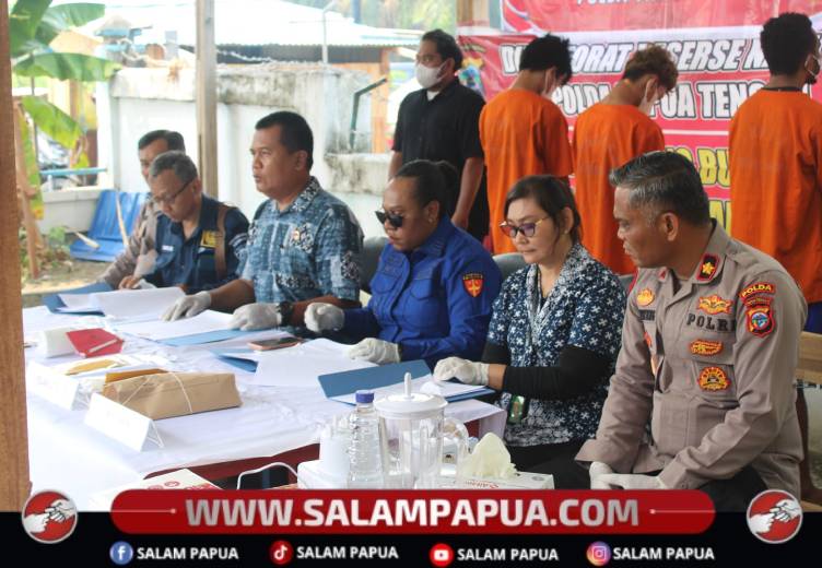 Polisi Amankan Tiga Tersangka Pengedar Sabu, Ganja Dan Pil Y Di Nabire