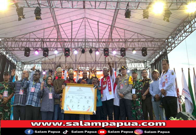 KPU Mimika Gelar Deklarasi Kampanye Damai Pilkada 2024