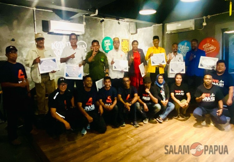 Rayakan HUT JMSI Ke-4 Dan HPN Ke-78, JMSI Papua Tengah Gelar Diskusi Publik Bersama 8 Caleg