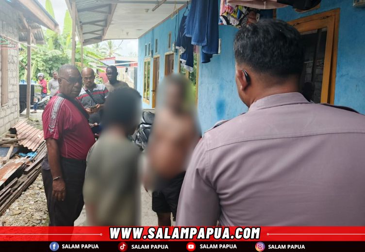 Diduga Kerap Jual Miras, Polisi Gerebek Rumah Warga Di Jalan Hasanudin Timika