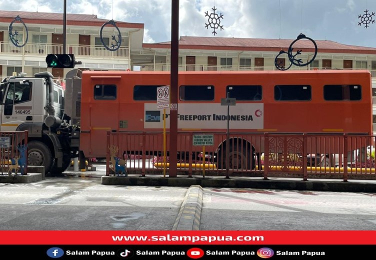 Freeport Indonesia Mulai Memberlakukan Bus Malam Bagi Karyawan Day Off Turun Ke Timika