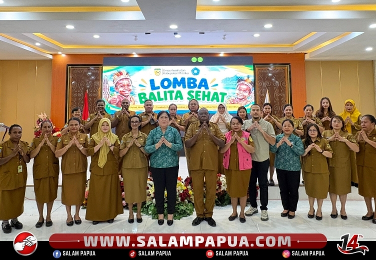 PARADE FOTO: Dinkes Bersama TP-PKK Mimika Gelar Lomba Balita Sehat 2026