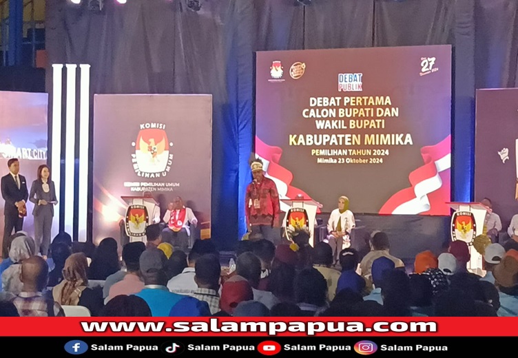 PARADE FOTO: KPU Sukses Gelar Debat Pertama Paslon Bupati Dan Wakil Bupati Mimika 2024