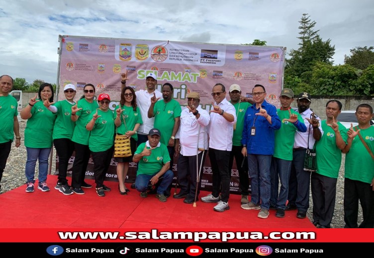 PARADE FOTO: DLH Peringati Hari Lingkungan Hidup Sedunia 2024 Bersama Berbagai Stakeholder Di Mimika