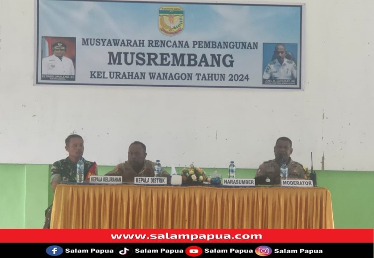 PARADE FOTO: Musrenbang Kelurahan Wanagon Mimika Tahun 2024 Hasilkan 150 Usulan Prioritas