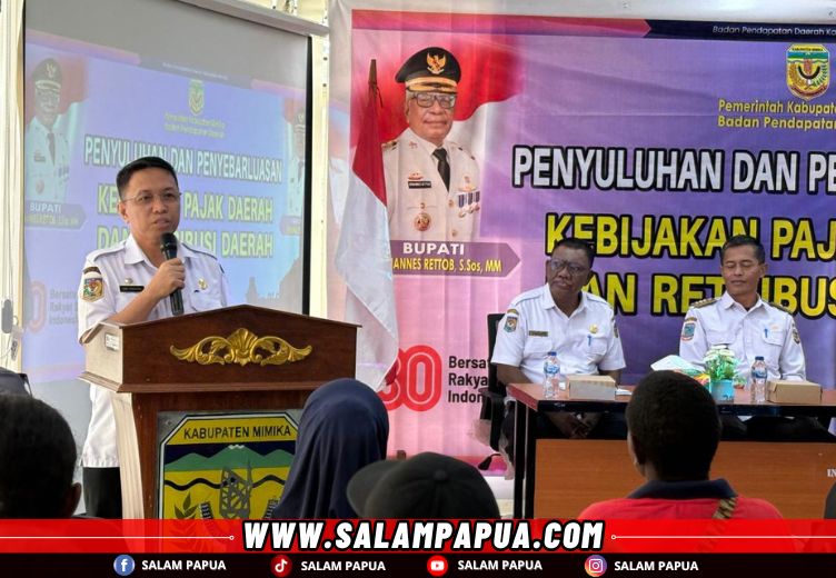 PARADE FOTO: Sosialisasi Kebijakan Pajak Dan Retribusi Daerah Di Distrik Mimika Timur Oleh Bapenda